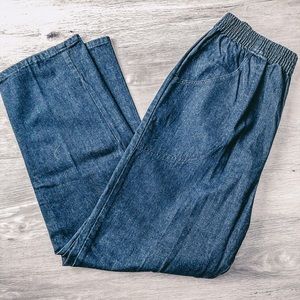 Cascade Blues size 14 elastic waist straight leg